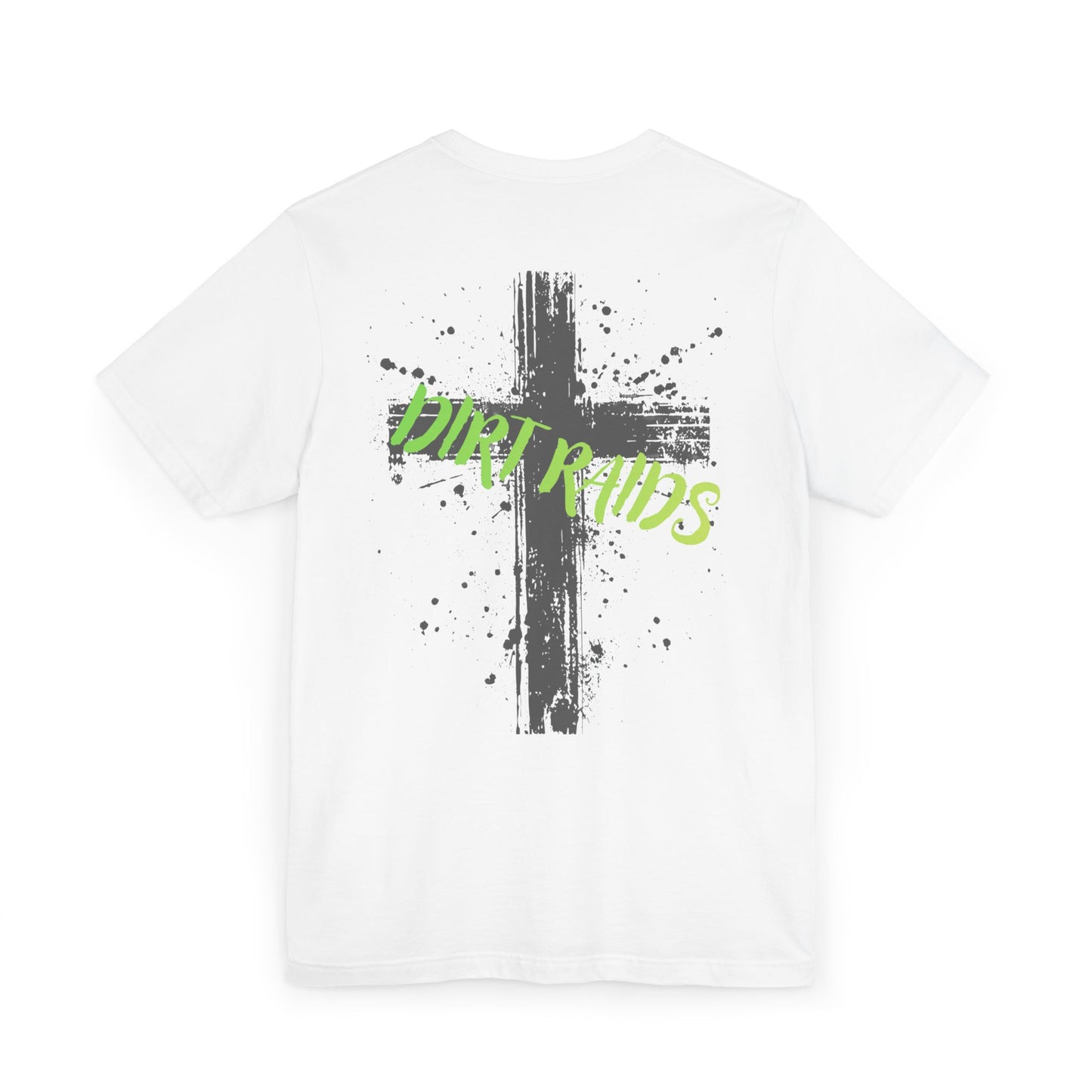 Cross Graphic T-Shirt — 'Dirt Roads' Grunge Christian Tee