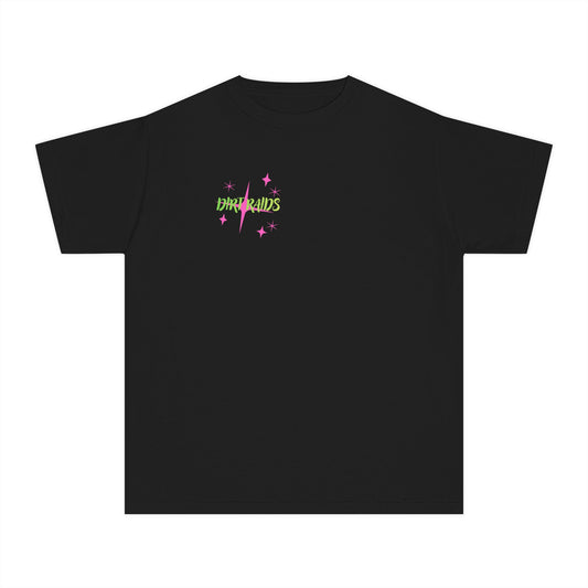 Youth Dirt Rides Tee — Neon Motocross Graphic Shirt