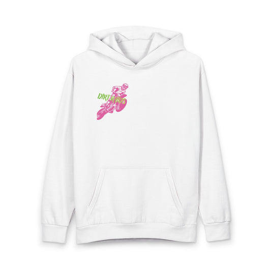 Dirt Roads Cross Graphic Hoodie — Grunge Splatter Pullover
