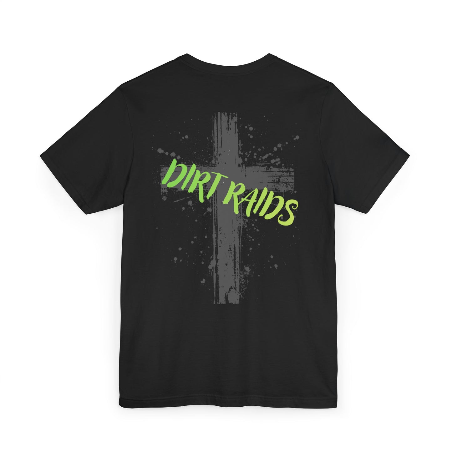 Cross Graphic T-Shirt — 'Dirt Roads' Grunge Christian Tee
